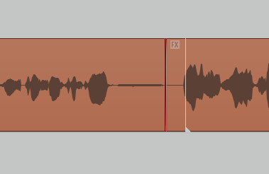 Breath pattern in waveform
