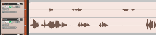 Shift-click track selection