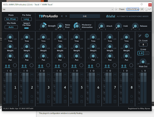 AMM plugin settings