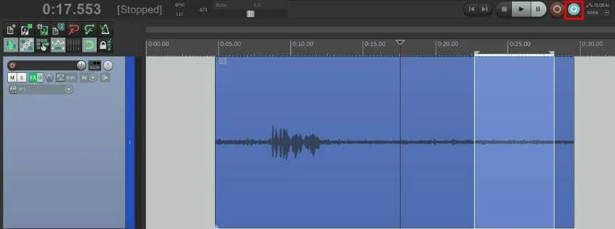 Selecting audio for noise profiling