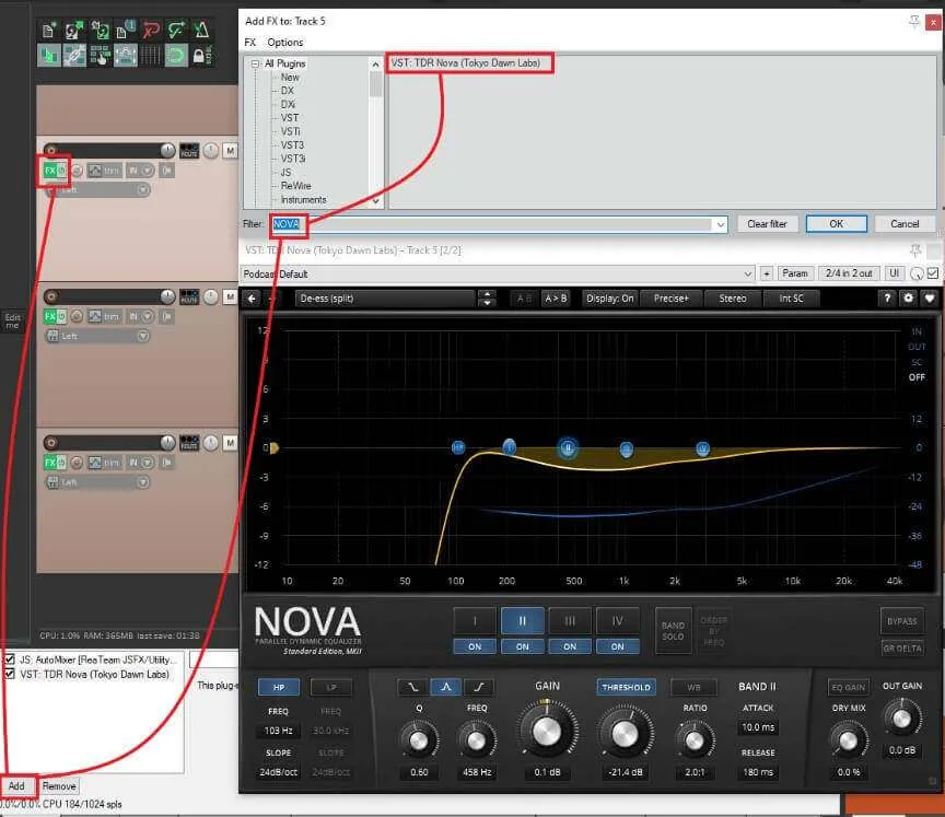 NOVA dynamic EQ plugin