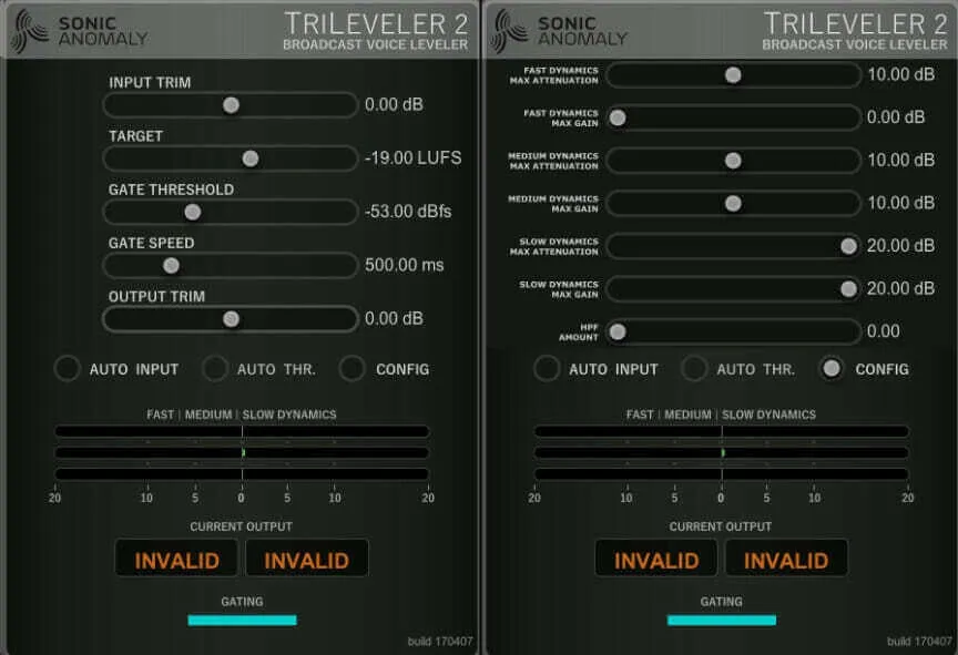 TriLeveler 2 compression settings